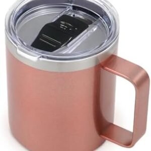 Volhoply 420ml Insulated Stainless Steel Travel Mug with Handle